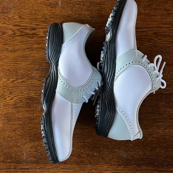 Footjoy GreenJoys Women's Golf Shoes White/Cloud 6.5 - Picture 6 of 9
